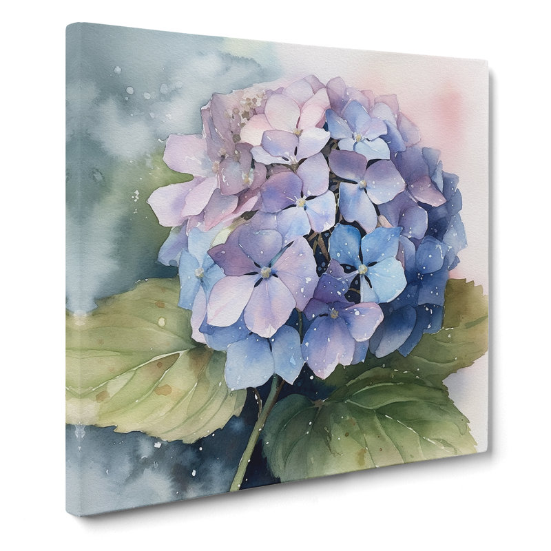 Hydrangea No.3 - Wrapped Canvas, 35cm H x 35cm W x 3cm D