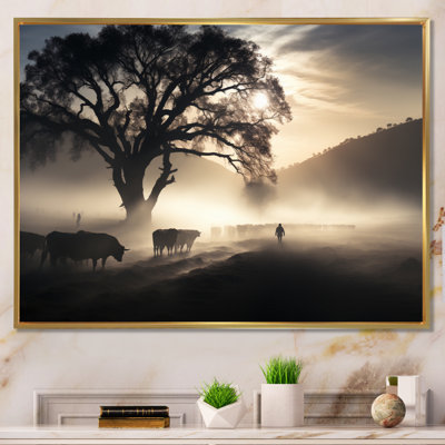 Kaysaun " Cattle Ethereal Grazing I "