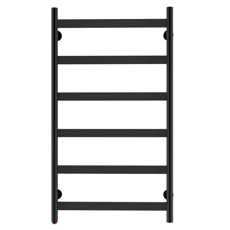 Chauffe-serviettes électrique mural Heatgene, Noir mat