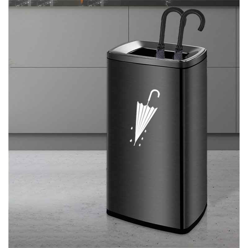 Metal Freestanding Umbrella Stand, Black