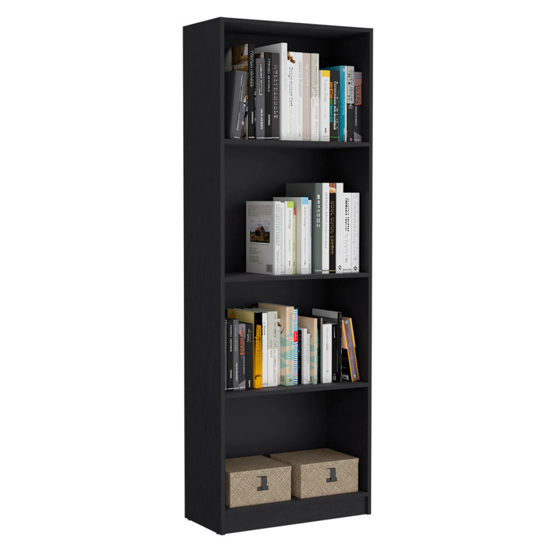 Solution de rangement fonctionnelle et élégante pour tablettes, Noir, (4 tablettes) H 71,21 po x l 24,81 po x P 11,81 po