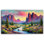«Majestic Mountain Valley», art mural sur toile