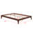 Solid Dry Bamboo Wood Platform Bed-1532626555