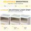 LED Nightstand with Drawers, Wireless Charging, & USB & Type-C Charging Ports-1481197587