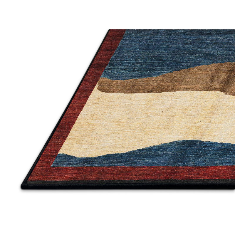 Tapis abstrait moderne 4202, Rectangle 2 pi x 3 pi