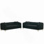 Canapé surdimensionné en chenille avec design 3 + 3 places, style capitonné moderne, pieds en métal doré pour des espaces de vie confortables-1178641171