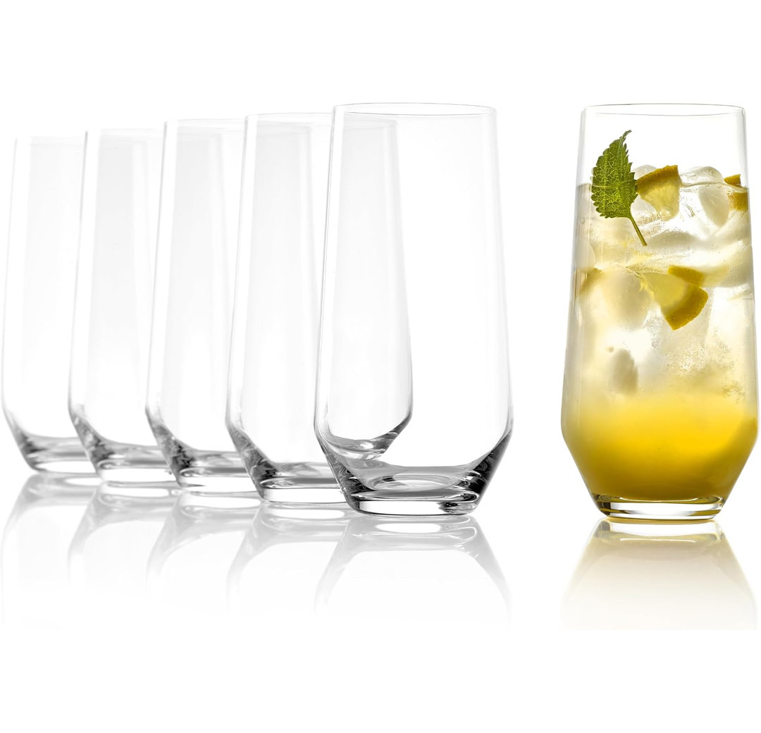 Stolzle Lausitz, Quatrophil - Long Drink Glasses, 390ml