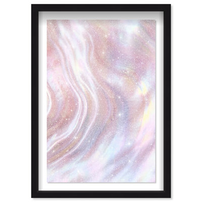 Iridescent Wave Print by Oliver Gal
