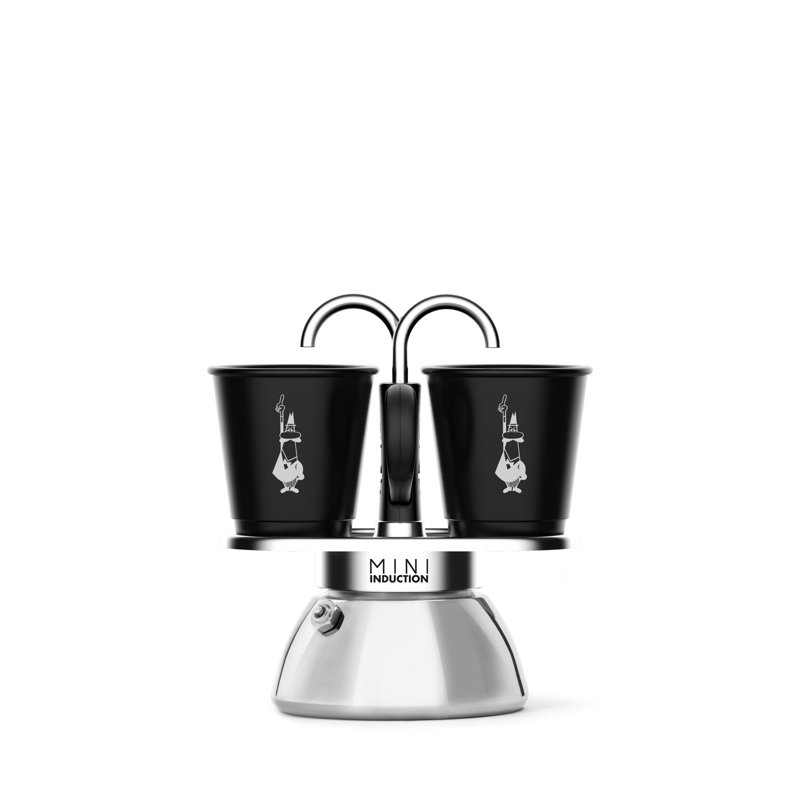 Bialetti Mini Induction Express Black 2 Cup Percolator