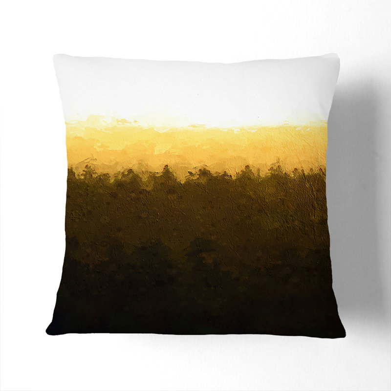 Square Throw Cushion, 55 x 55 cm, Black