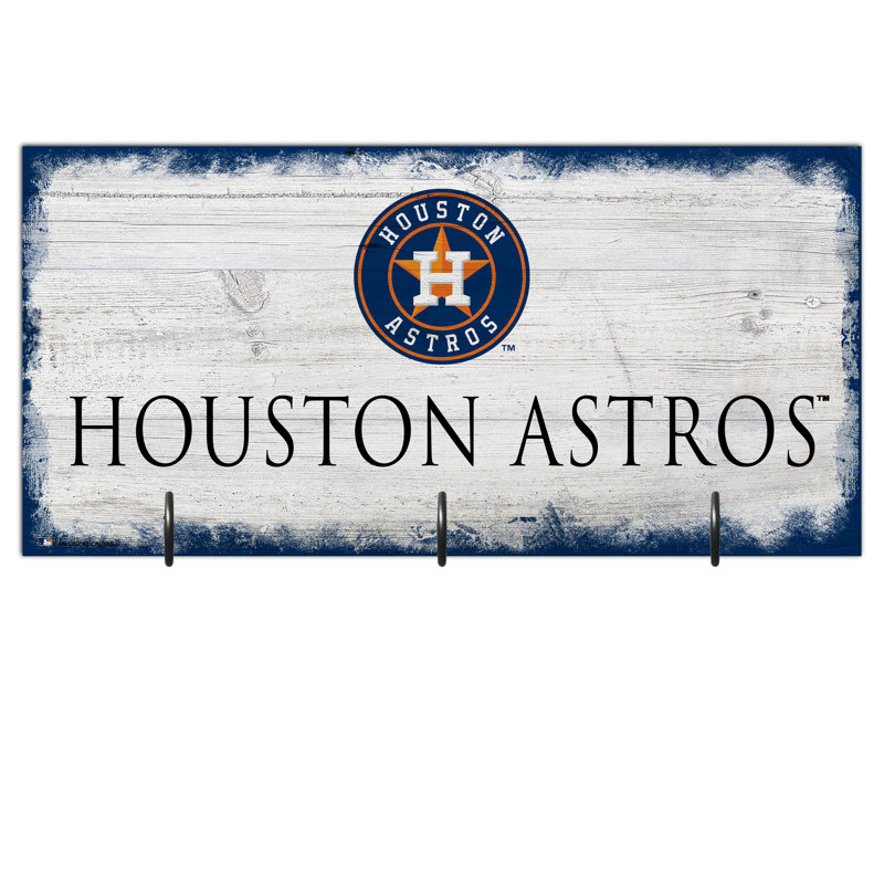 3 - Hook Wall Mounted Coat Rack, Astros