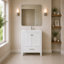 Ensemble de meuble-lavabo autoportant gris anthracite avec plateau en quartz de Carrare 30 po Anvay-1342386987-1525365371