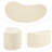 Hygge 39.4" W Beige Upholstered Curved Crescent Storage Bench with Sherpa & Linen-698983695