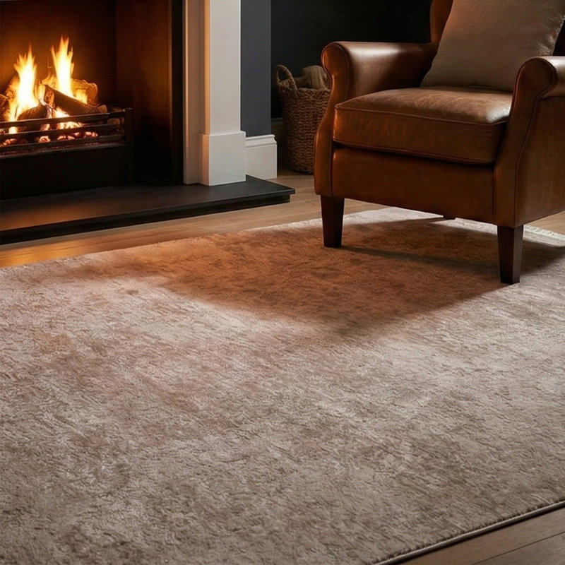 Tapis en velours délavé Lorilea