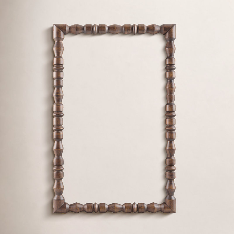 Miroir Elisaveta, Bois brun foncé, 36 po x 24 po