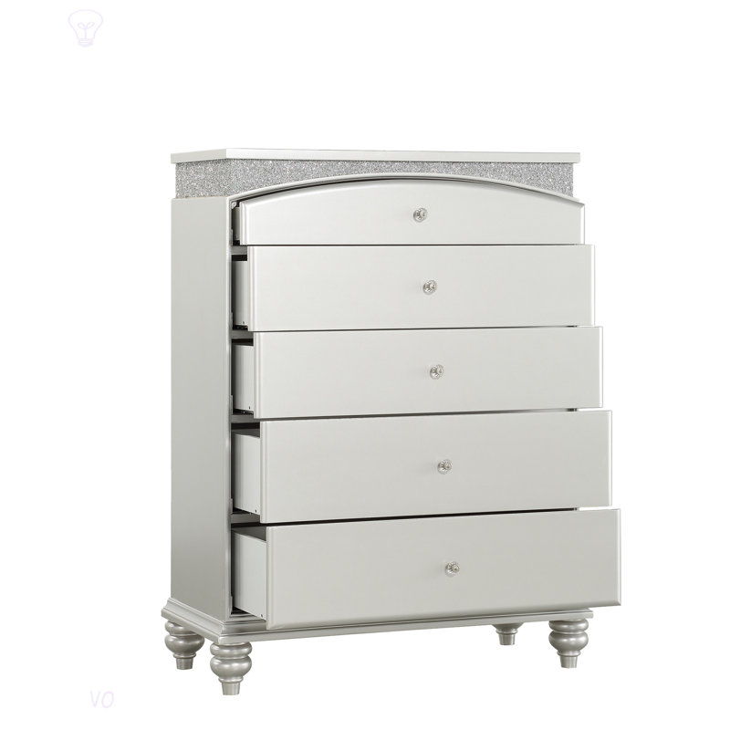 Commode à finition platine Maverick