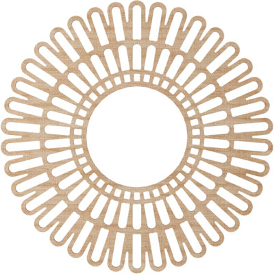 Médaillon de plafond en bois Cornellius