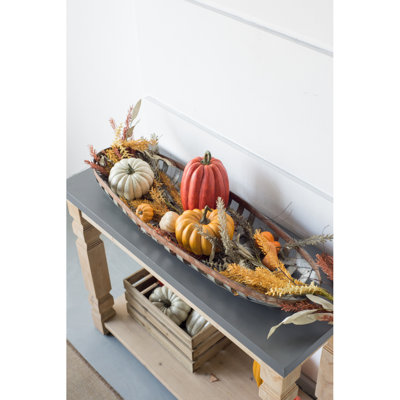 Art mural en métal 12,5 "x 3" x 37,5 "avec motif de grille