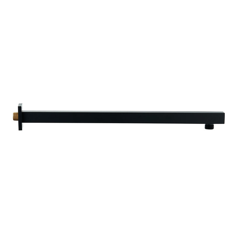 DAX Brass Square Shower Arm, Matte