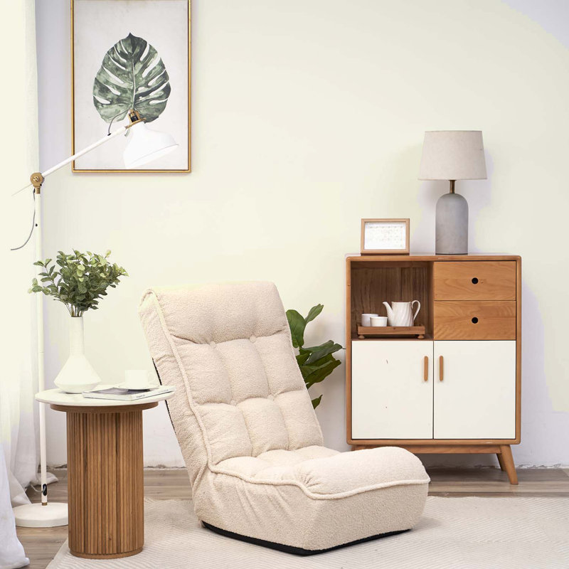 Canapé moderne simple, 100% lin blanc