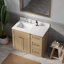 Meuble-lavabo simple avec plateau en quartz Disar-122120494-122120491