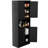 Metal Kitchen Pantry Cabinet Adjustable Shelves