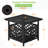 Gulzaar Square Iron Outdoor Bistro Table