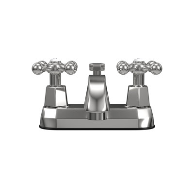 2-handle Bathroom Faucet with Drain Assembly