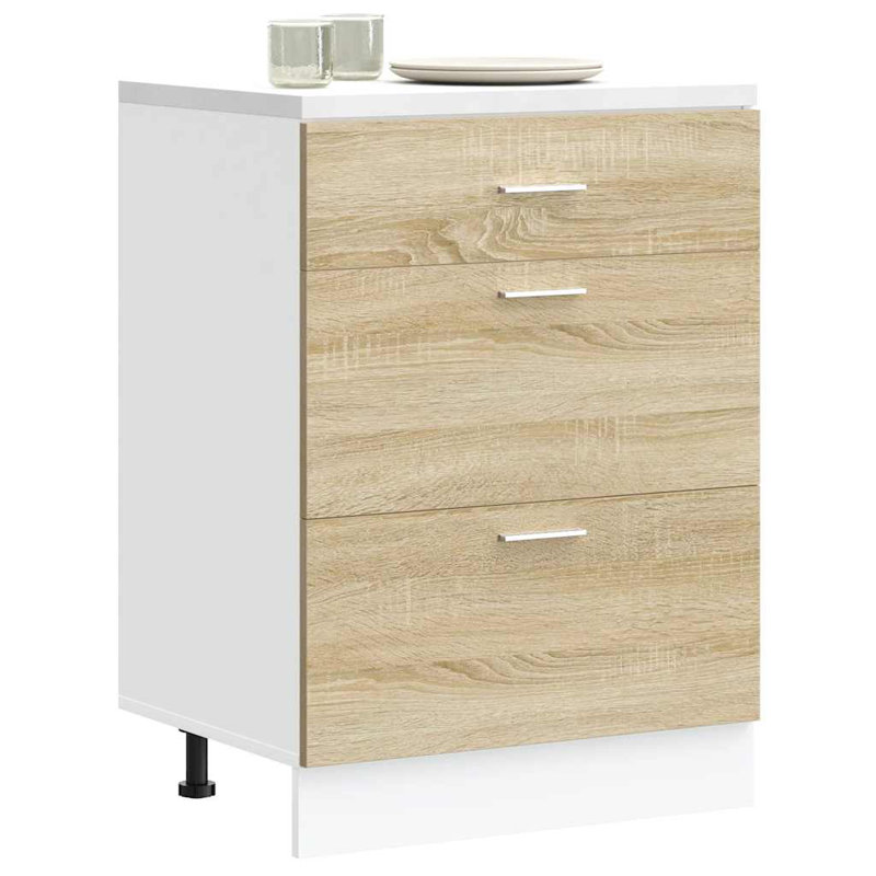 Armoire de cuisine vidaXL Lyon Sonoma, Chêne sonoma