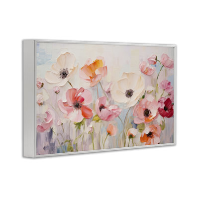 Pastel Ranunculus Blooms Giclee Art by Petals Prints Design