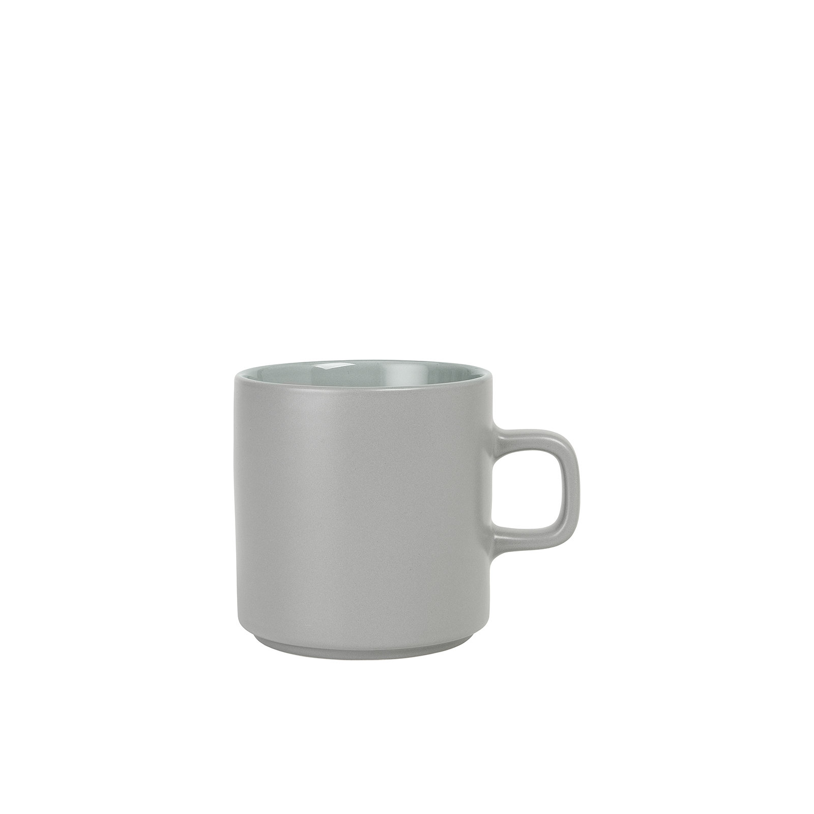 PILAR Stoneware Coffee Mug, Gray