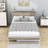 Wilhelmi Metal Platform Bed Frame with Trundle and USB Ports-1270646391-1270646385