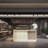Vintage Front Desk Bar Counter with Liquor Storage and Reception Function-109026896