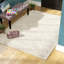 Tapis à poils longs blanc os Alasdair-1366754109