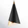Craney 1 - Light Black/Gold LED Single Pendant
