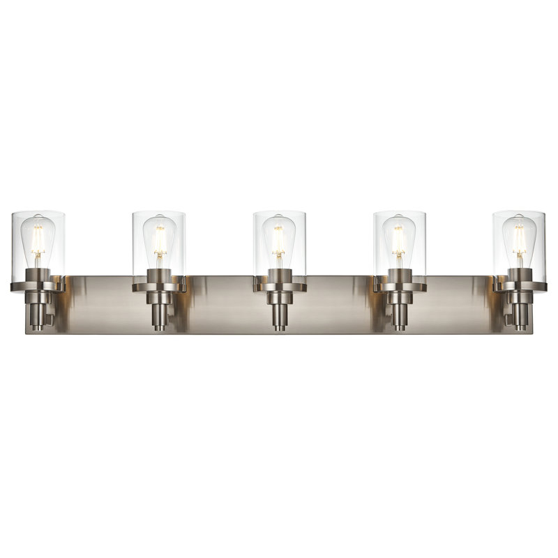 Abbotsbury Dimmable Vanity Light, Brushed Nickel, 5