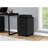 Black Laminate Rolling File Container, For Neat Office Organization Cabinet In Laminate, With Adequate Storage Drawers