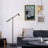 Dardan 60.6'' Black Task Floor Lamp