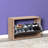 Modern Shoe Cabinet, Light Walnut & Anthracite, 23.6 x 16.5 x 11.8 inches | 100% Melamine Coated Particle Board, Thickness: 0.6 inches | Stylish Storage Solution for Entryway & Hallway, Compact & Functional Design-2125512104
