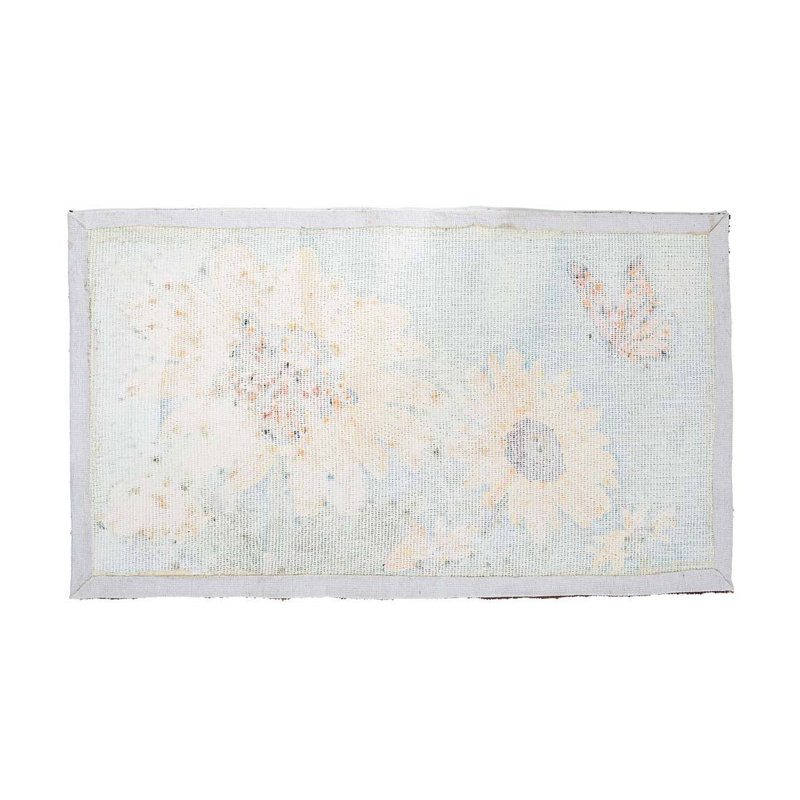 Sunflower and Butterfly Kitchen Mat