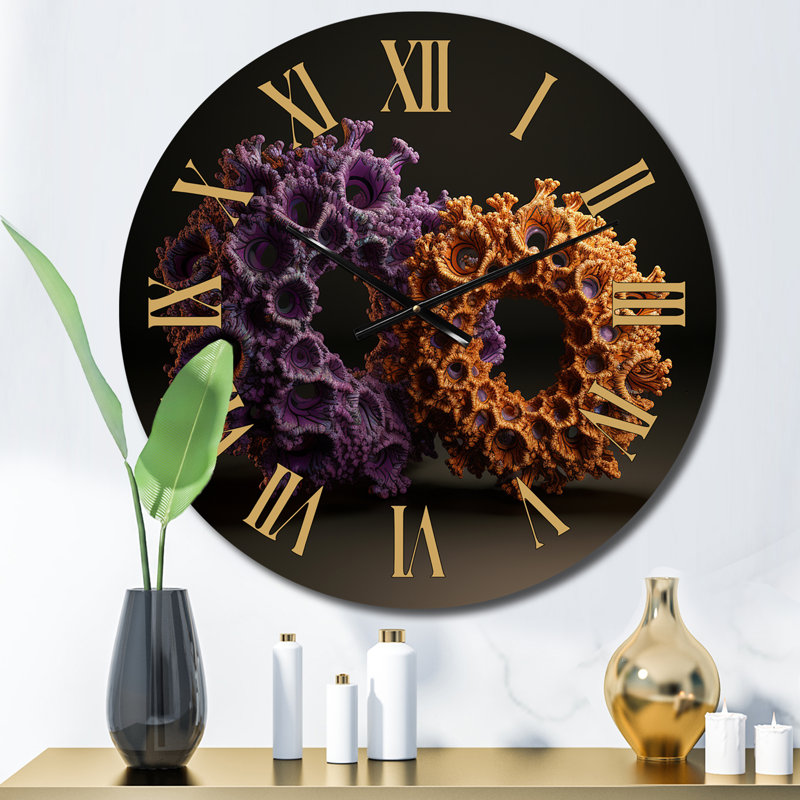 Horloge murale en métal Antopterylium, Petit