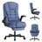 Fabric Office Gaming Chair, Ergonomic High Back Desk Chair, Big and Tall Executive Chair Height Adjustable with Footrest Lumbar-1360075890