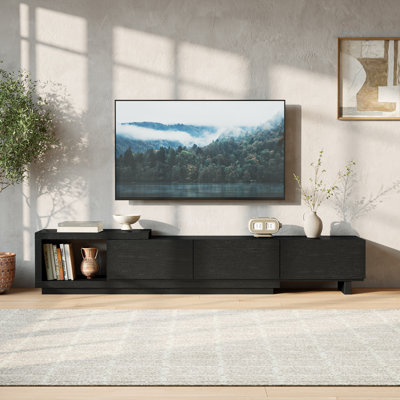 Modern Extendable TV Stand With Storage Drawers