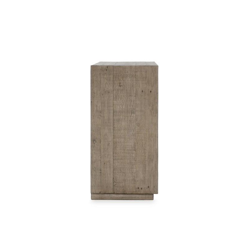 Classic Home Denver 50" Wood Distressed Gray Cabinet