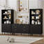 Ensemble de chambre à coucher 3 pièces (1 commode + 2 armoires)-650519080