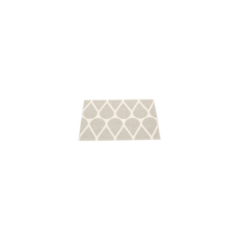 Otis Geometric Area Rug in Linen, Rectangle 1'9" x 2'3"