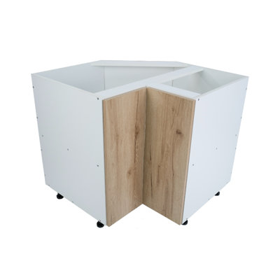 Radiance Ready to assemble Light Oak 36 in. Lazy Susan Base Kitchen Cabinet (36 in. W x 24 in. D x 34.50 in. H)