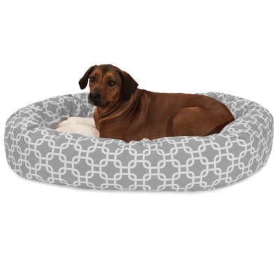 Links Geometric Polyester Pet Bed