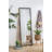 23" X 72" Full Length Mirror With Metal Beaded Frame, Rectangular Oversized Mirror For Living Room Bedroom, Black