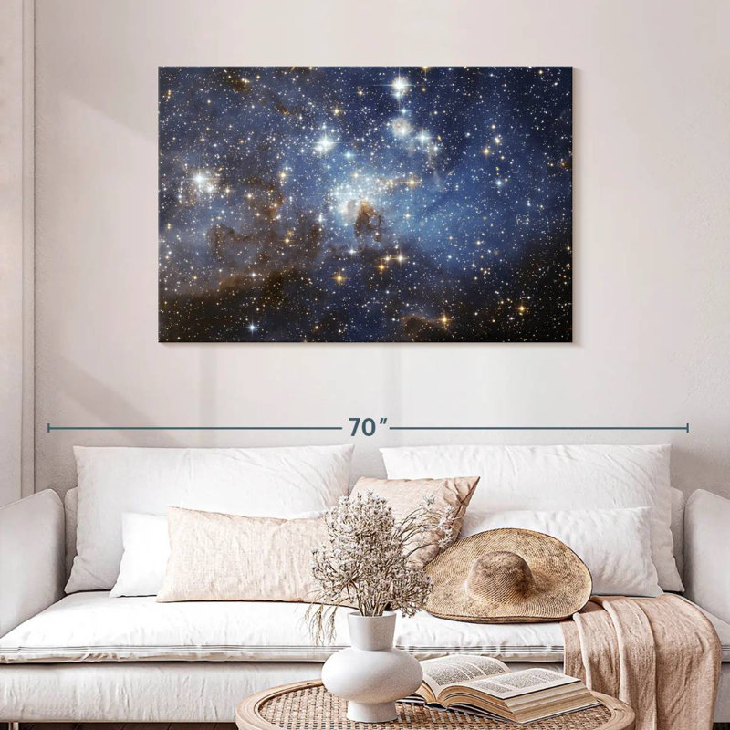 Oberle, peloton d'étoiles, H 30 po x l 45 po
